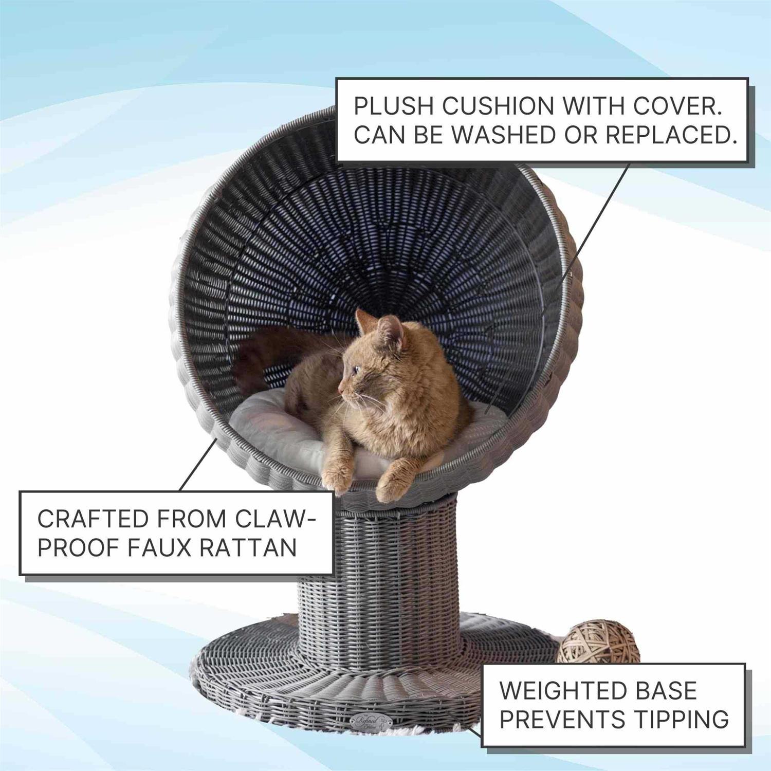 The Refined Feline Kitty Ball Bed - Nail Gallerys