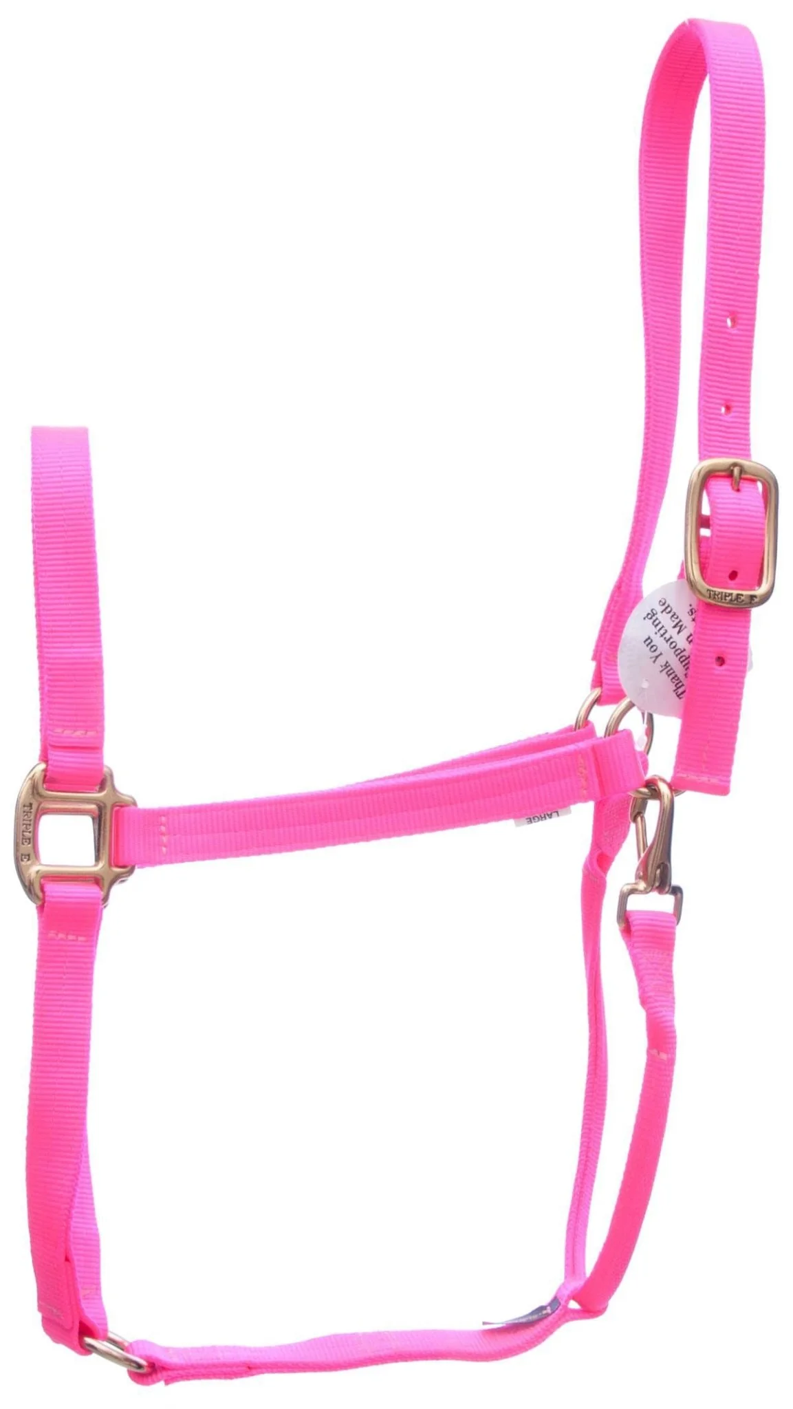 Triple E Nylon Draft Horse Halter, Large (2000-2400 lb) - Nail Gallerys