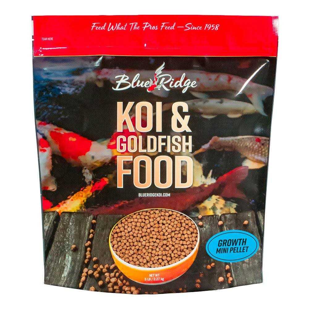 Blue Ridge Fish Food Pellets Koi and Goldfish Growth Formula - Nail Gallerys