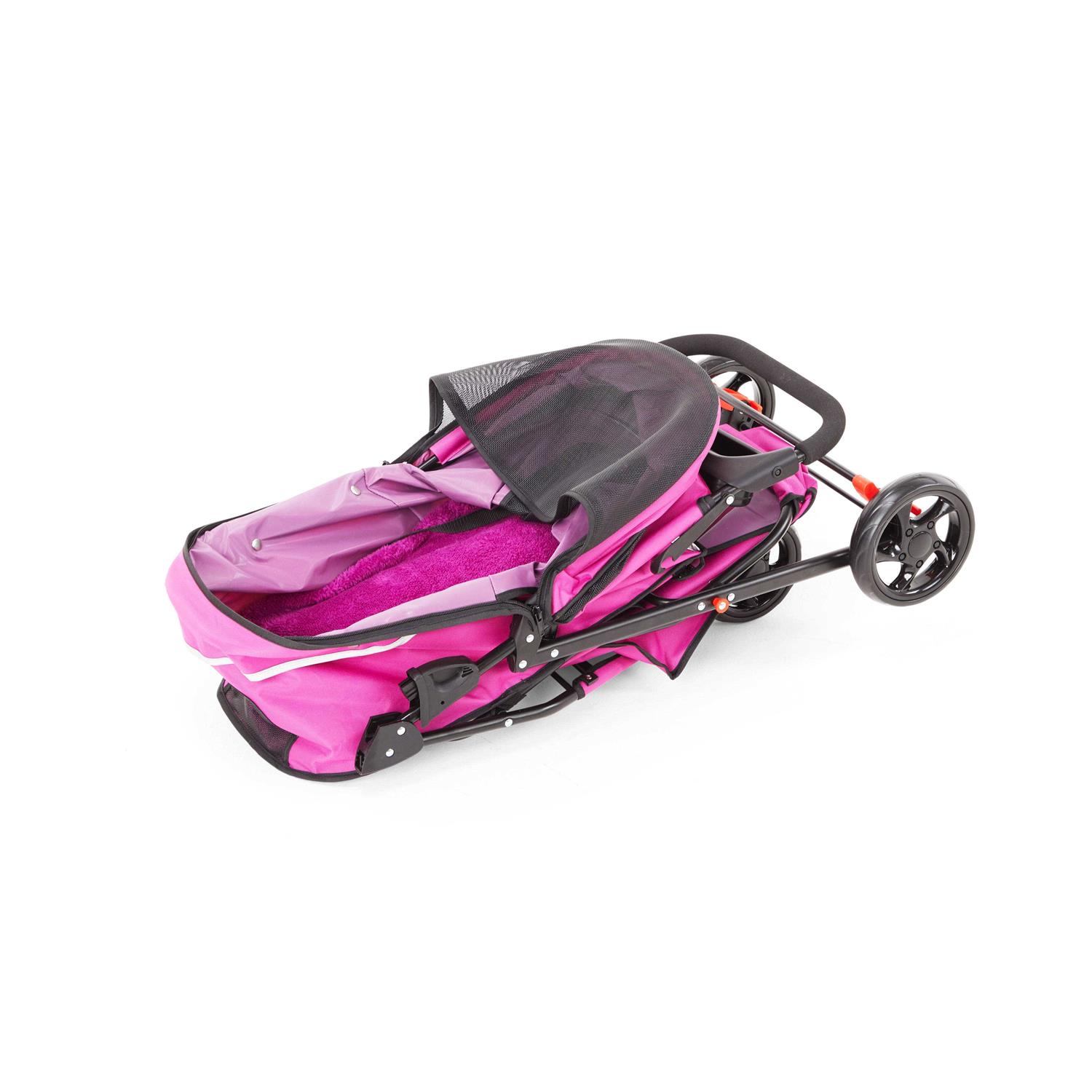 EveryYay Places to Go Reflective Gray Pet Stroller - Nail Gallerys