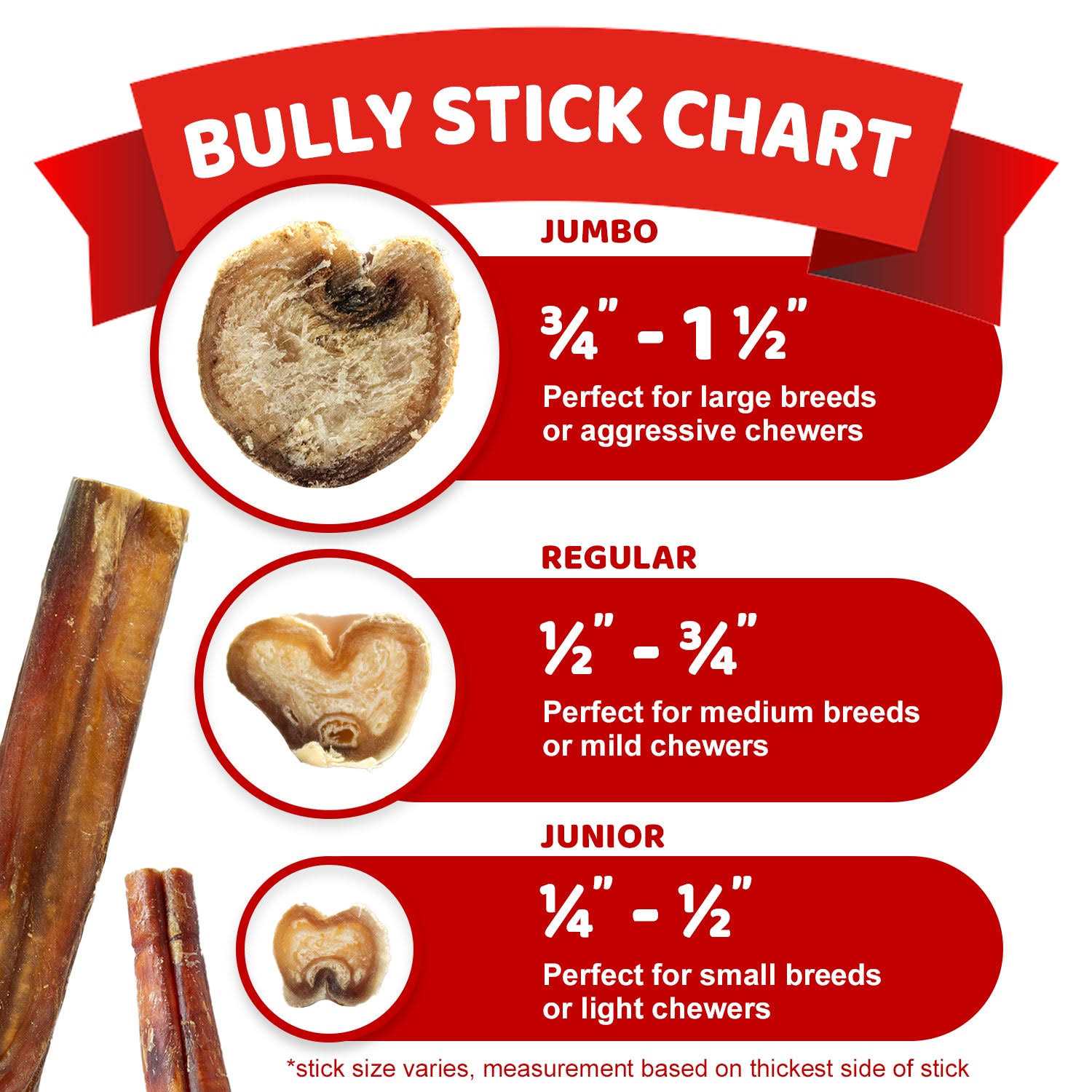 Downtown Pet Supply Bully Sticks For Medium Dogs - Nail Gallerys