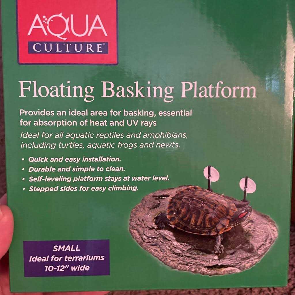Aqua Culture Floating Basking Platform for Reptiles and Amphibians - Nail Gallerys