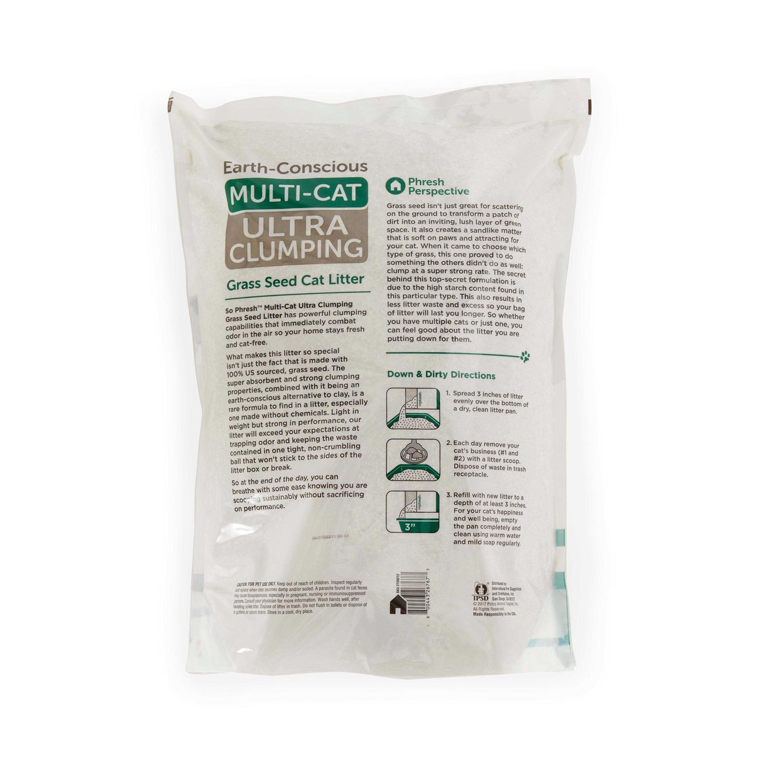 So Phresh Extreme Clumping Scented Grass Seed Cat Litter - Nail Gallerys