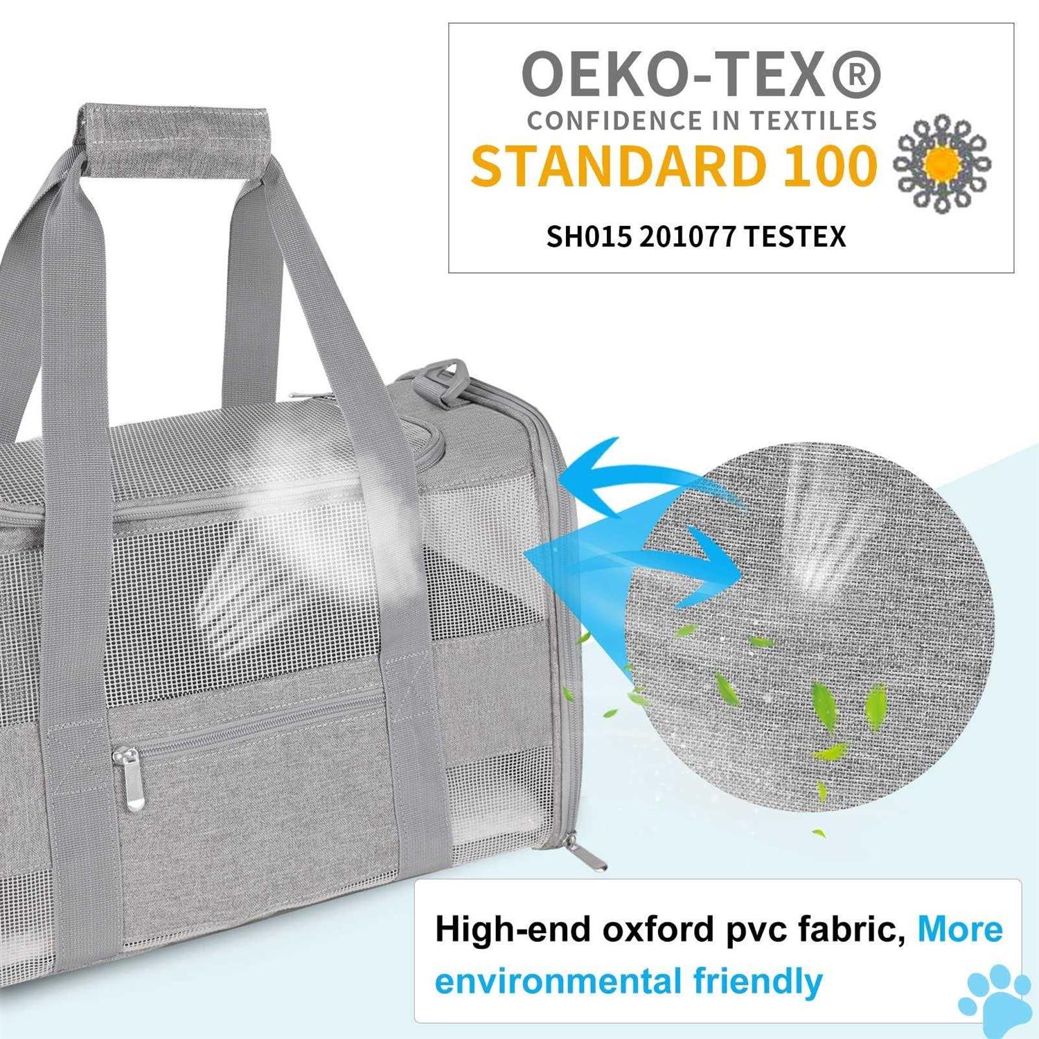 CUSSIOU Cat Carrier Dog Carrier Pet Carrier Airline Approved for Small Dogs Medium Cats Puppies Under 15 Lbs - Nail Gallerys