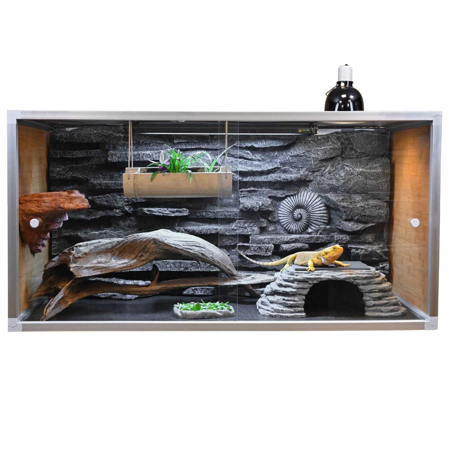 Zen Habitats 4’x2’x2′ Original Wood Bearded Dragon Enclosure - Nail Gallerys