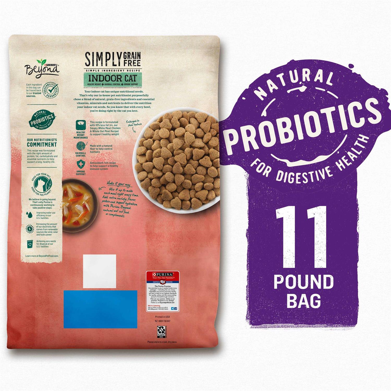 Purina Beyond Grain Free Natural Dry Cat Food Simply Indoor Salmon - Nail Gallerys