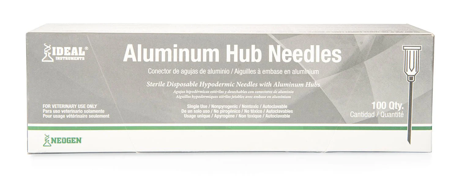 Aluminum Hub Needles, Box of 100 - Nail Gallerys