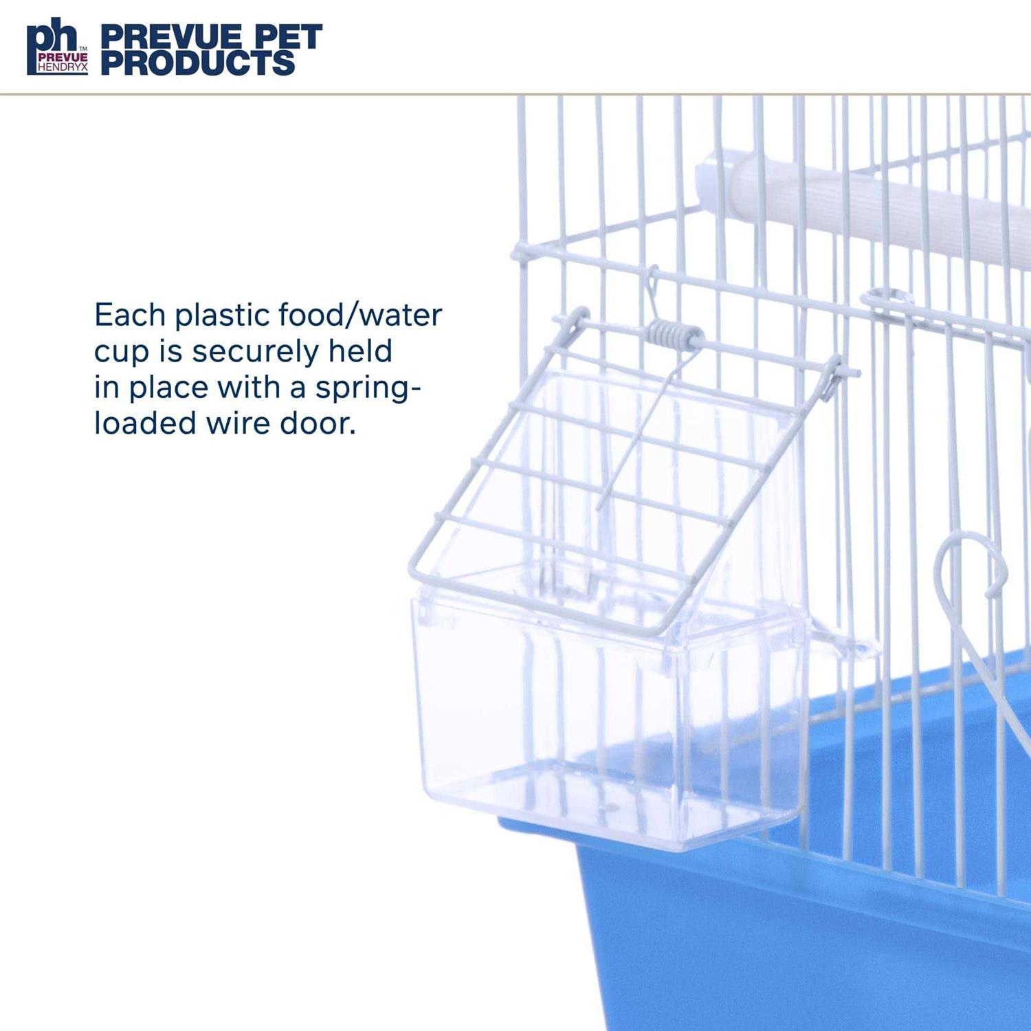 Prevue Pet Products Flat Top Economy Bird Cage Blue and White 31991 - Nail Gallerys