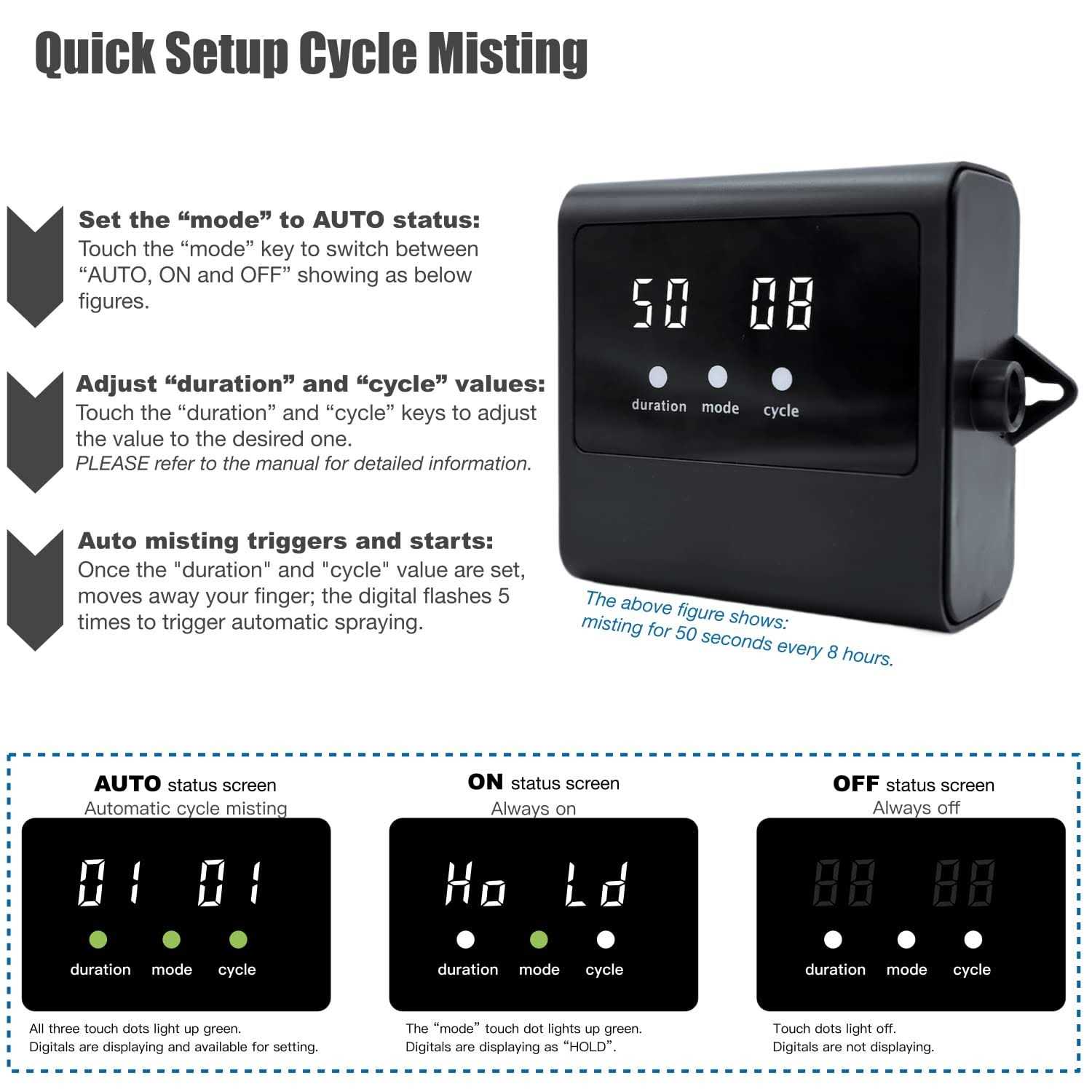 MrReptile Reptile Mister Humidifier Automatic Mister for Reptiles、Indoor Plants - Nail Gallerys