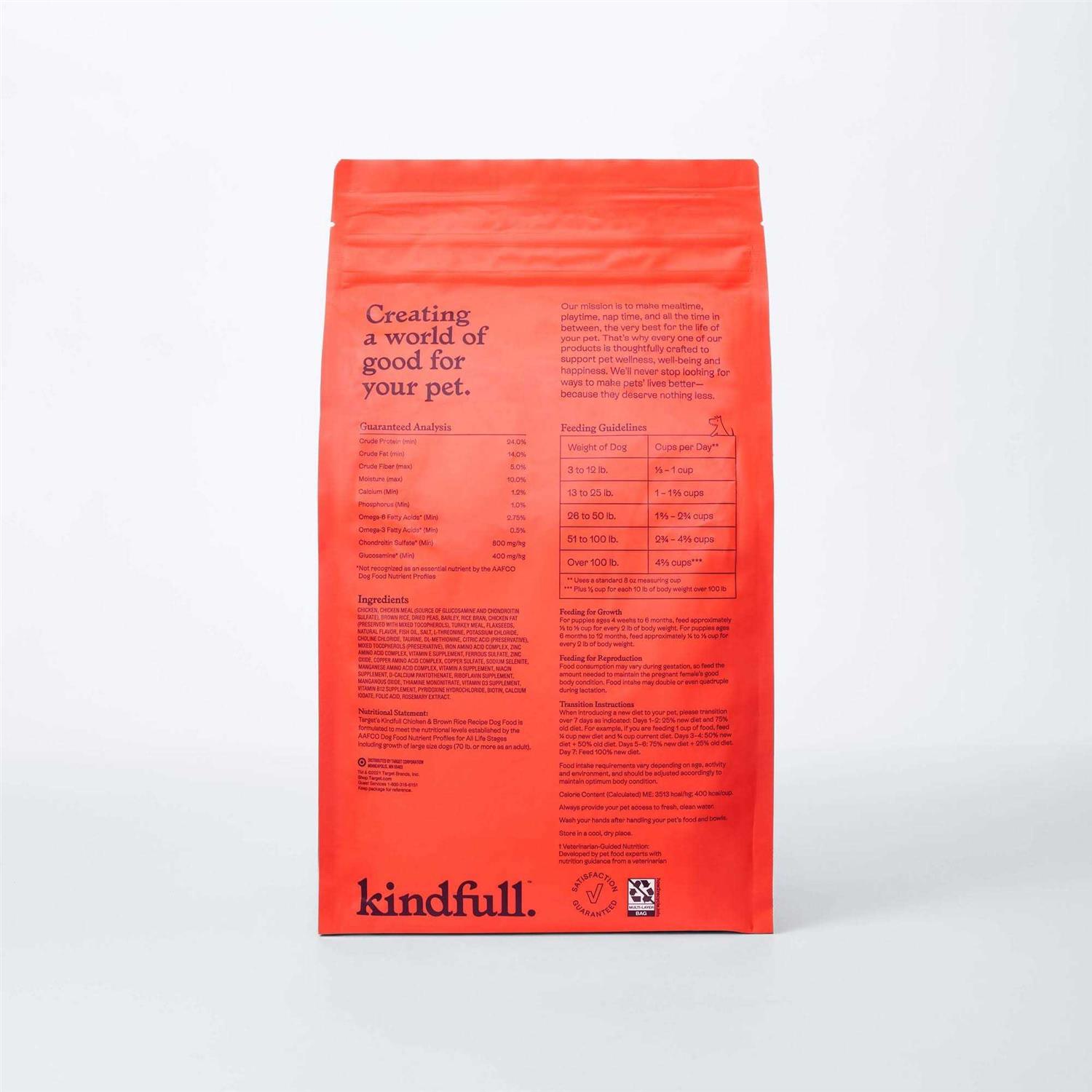 Kindfull Chicken and Brown Rice Recipe Dry Dog Food - Nail Gallerys