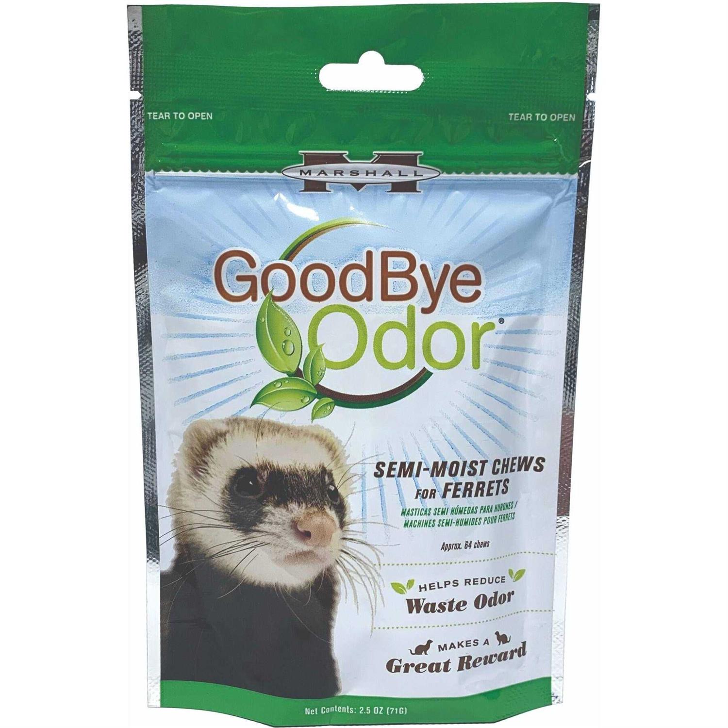 Marshall Goodbye Odor Semi-Moist Treats for Ferrets - Nail Gallerys