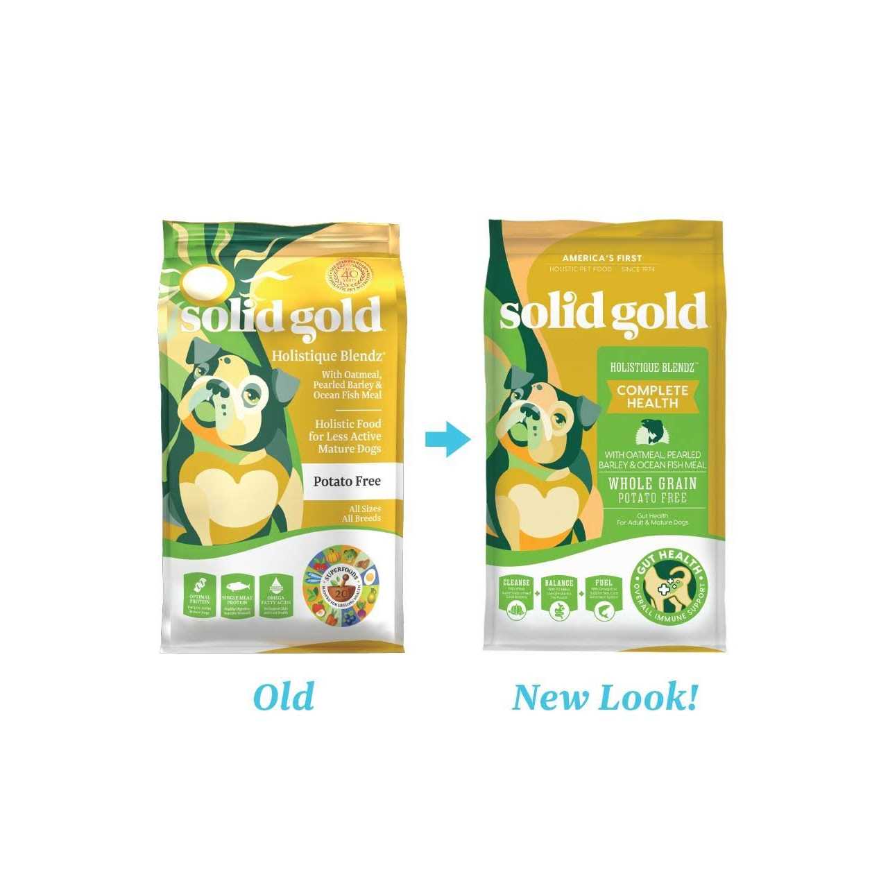 Solid Gold Holistique Blendz Oatmeal Fish Dry Dog Food - Nail Gallerys