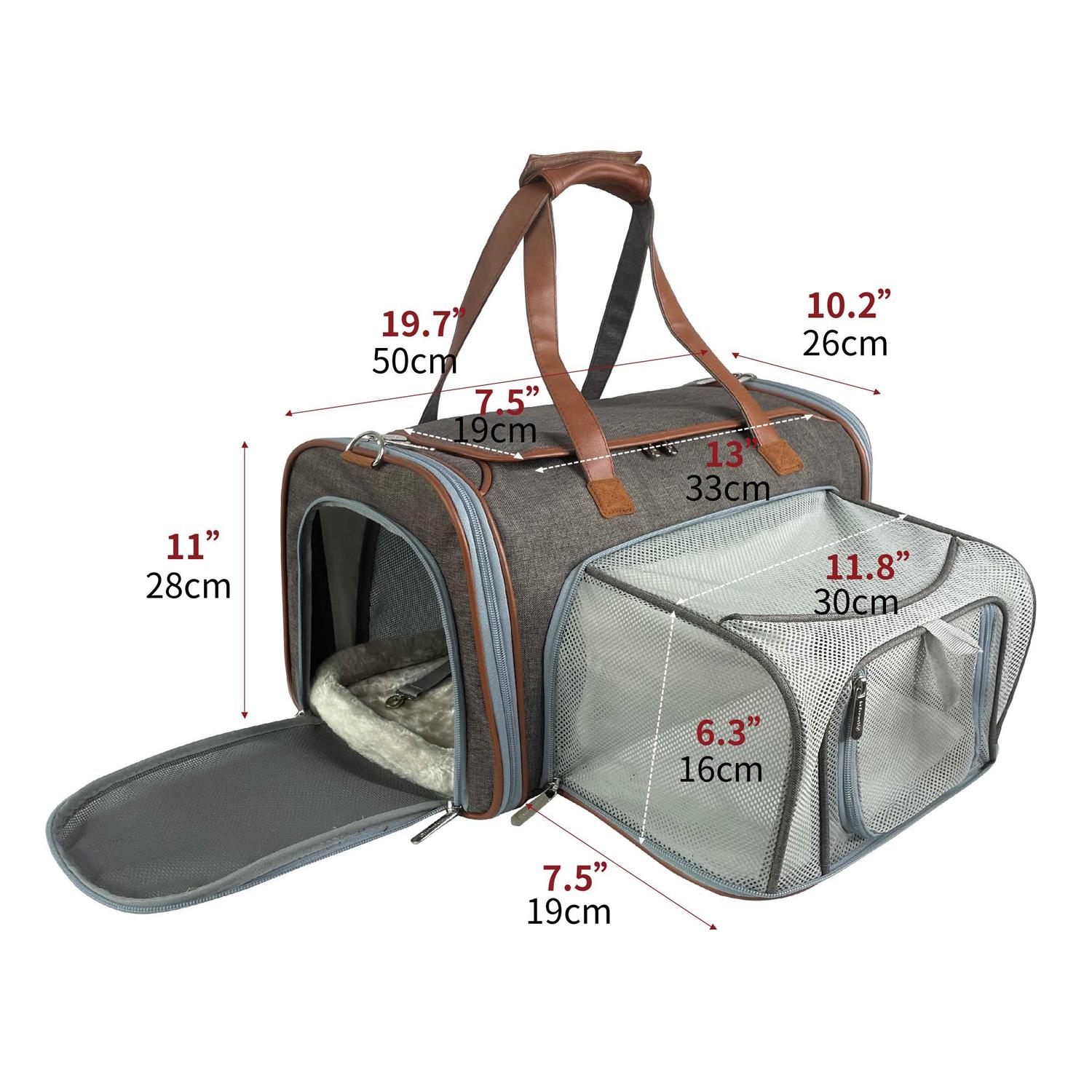 Gold Series Expandable Airline Approved Pet Carrier Mr. Peanut&s - Nail Gallerys