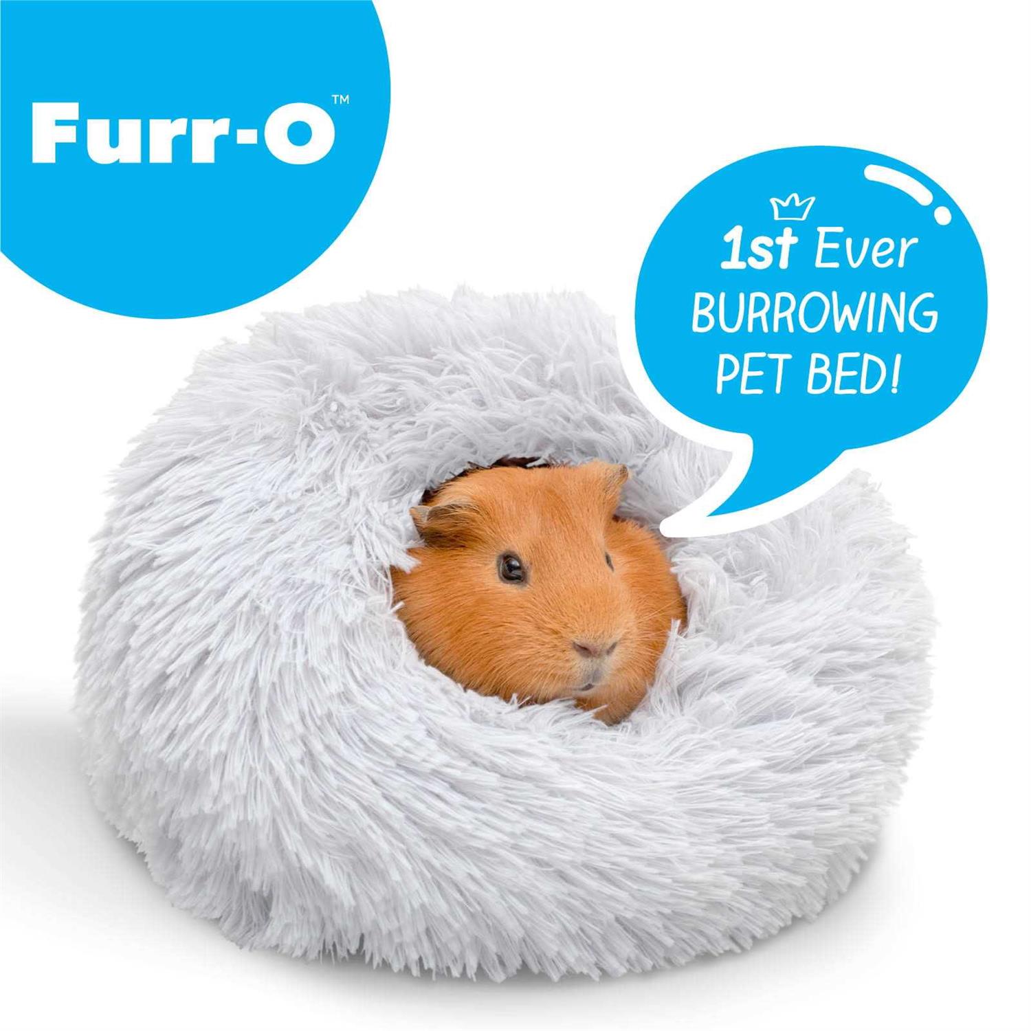 Paw Inspired Furr-O Burrowing Pet Bed for Guinea Pigs and Other Small Animals - Nail Gallerys