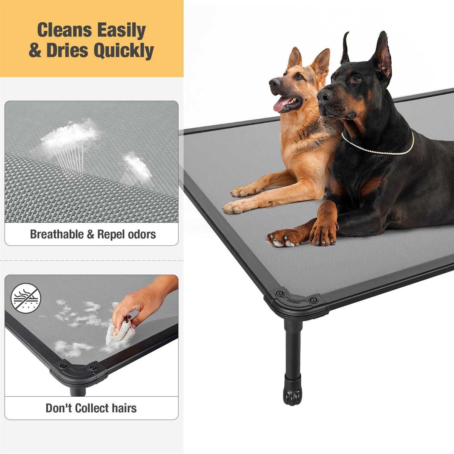 Veehoo Chew Proof Dog Bed Cooling Raised Pet Cot - Nail Gallerys