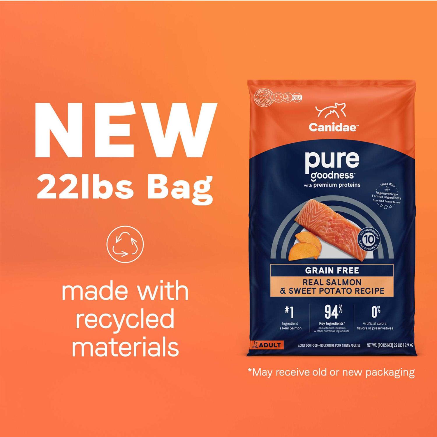 Canidae Pure Grain Free Salmon & Sweet Potato Adult Dry Dog Food - Nail Gallerys