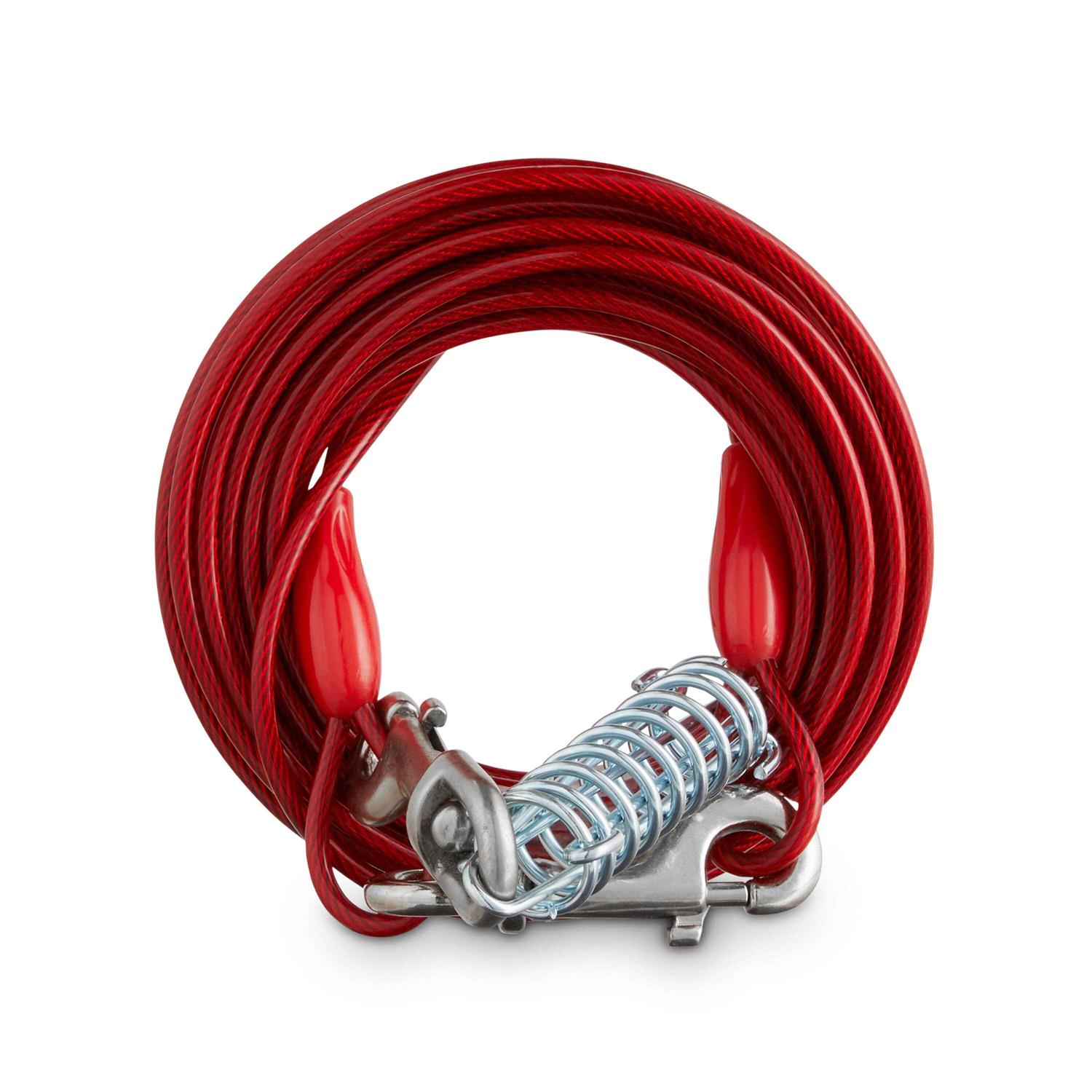 EveryYay Stretch Your Legs Trusty Tether Tie-Out Cable with Spring Stake - Nail Gallerys