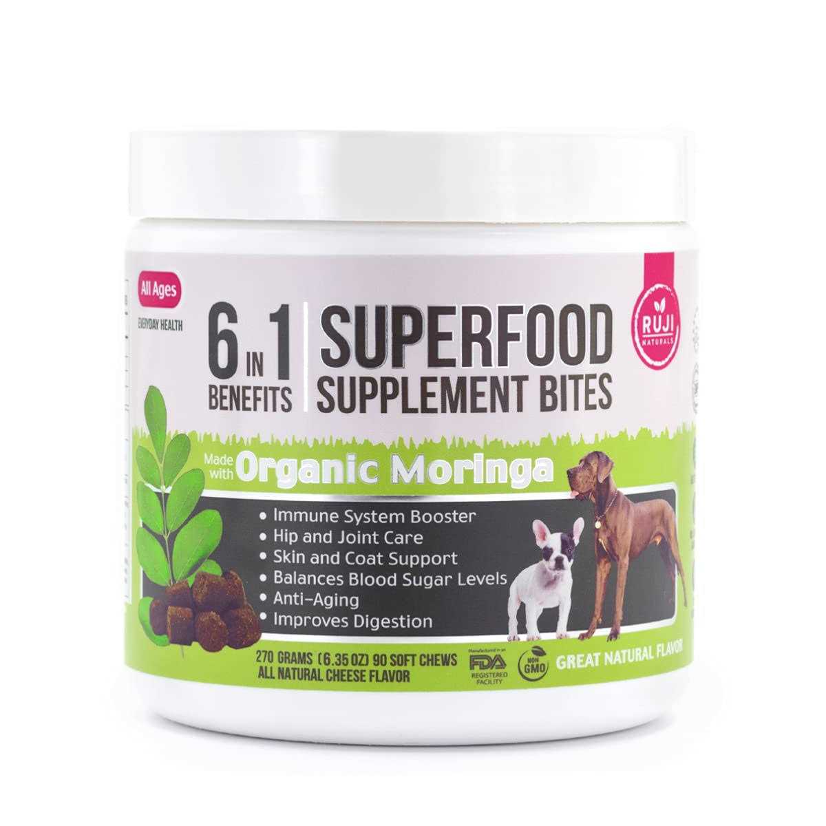 Ruji Naturals 6×1 Multivitamin Superfood Dog Supplement - Nail Gallerys