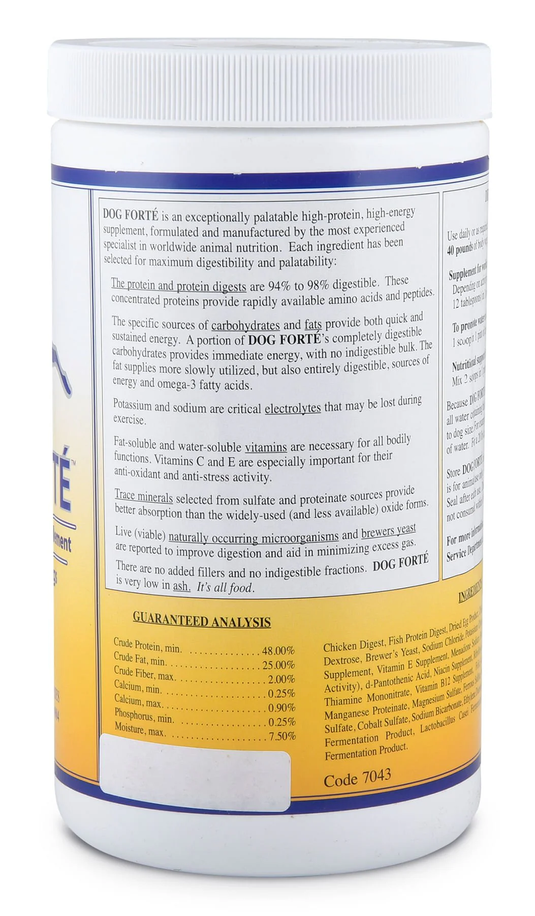 DOG FORTE Supplement - Nail Gallerys