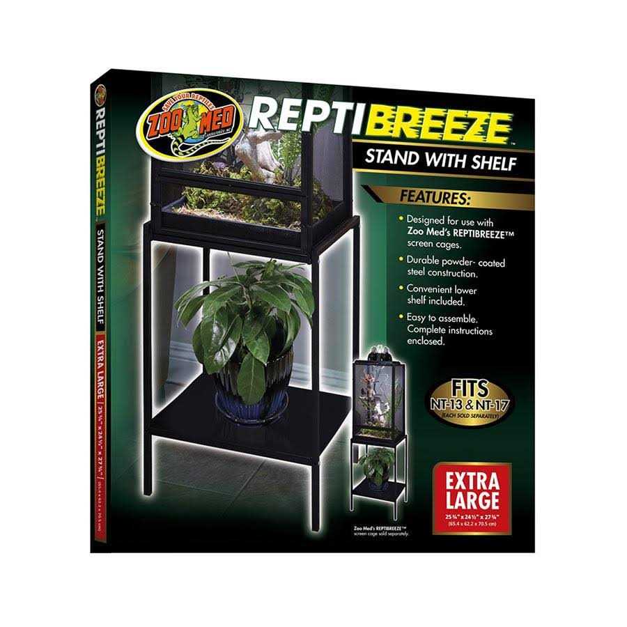 Zoo Med ReptiBreeze Stand with Shelf - Nail Gallerys