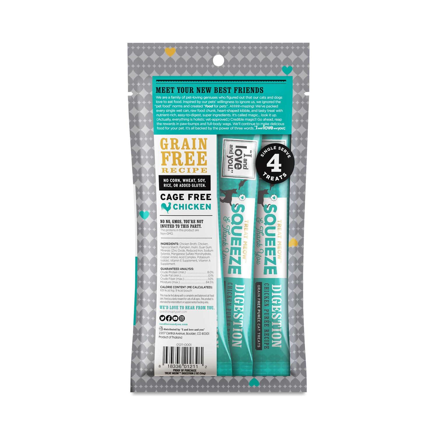 I and Love and You Treat Meow Support Puree Lickable Cat Treats - Nail Gallerys