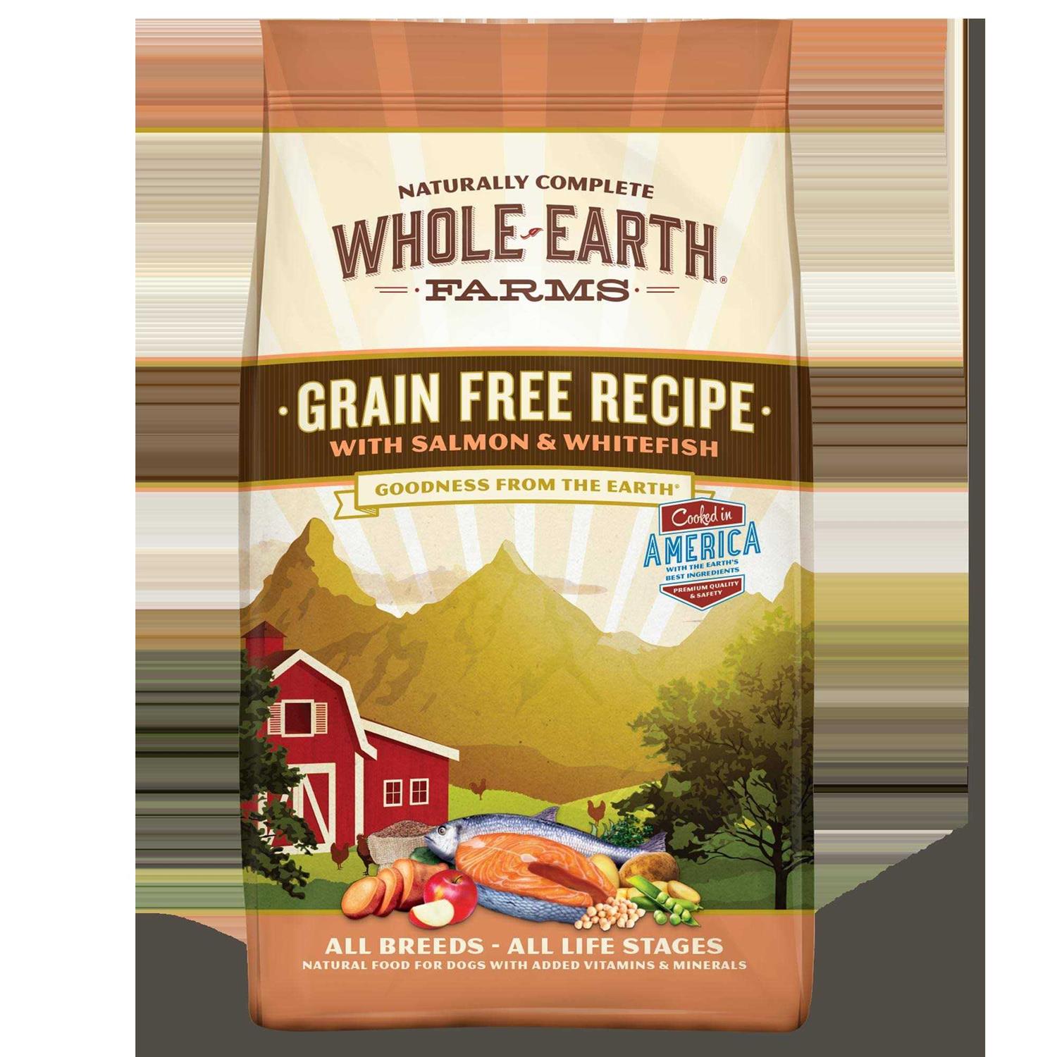Whole Earth Farms Grain Free Dry Dog Food Salmon & Whitefish Recipe - Nail Gallerys