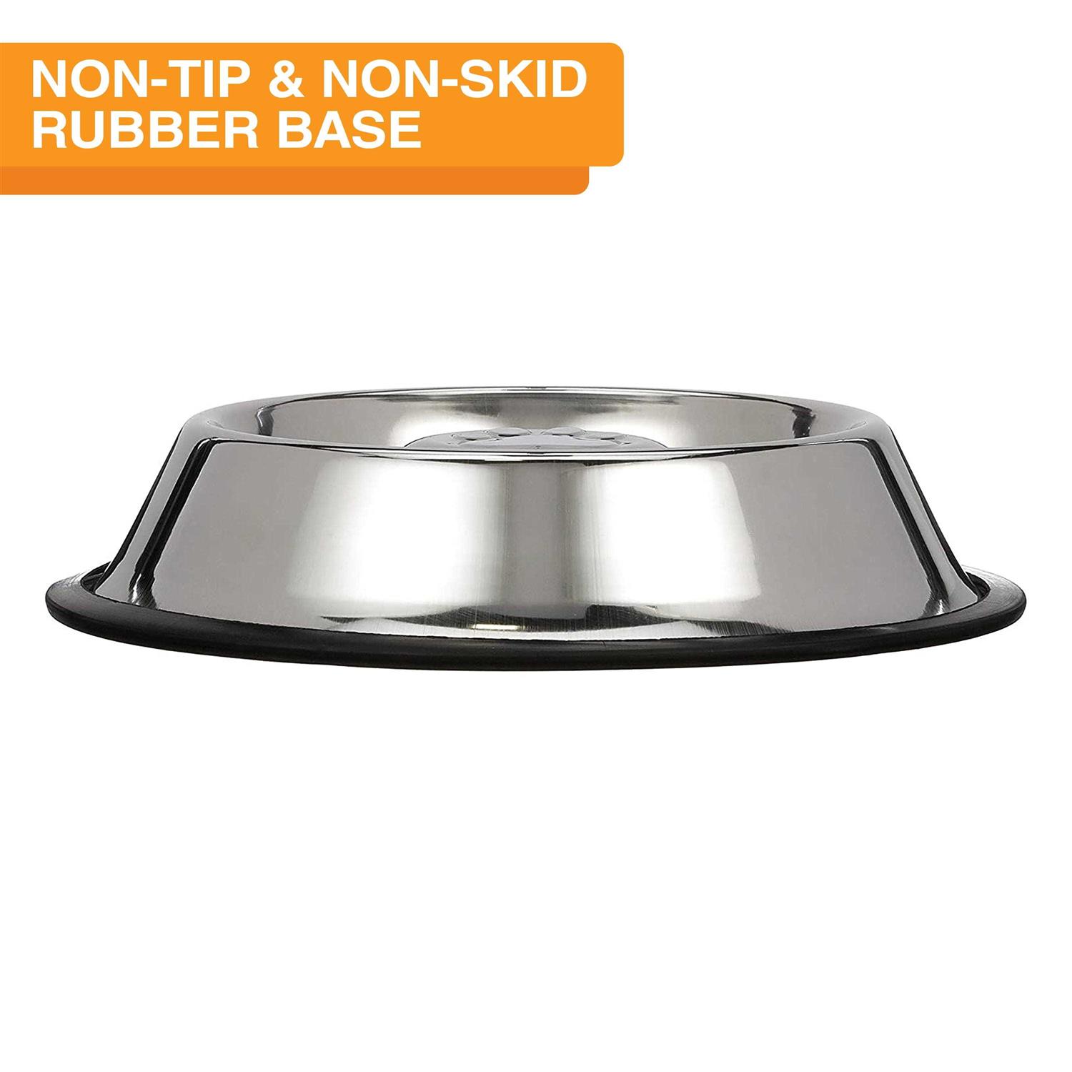 Neater Pet Brands Stainless Steel Slow Feed Bowl Non-Tip & Non-Skid - Nail Gallerys