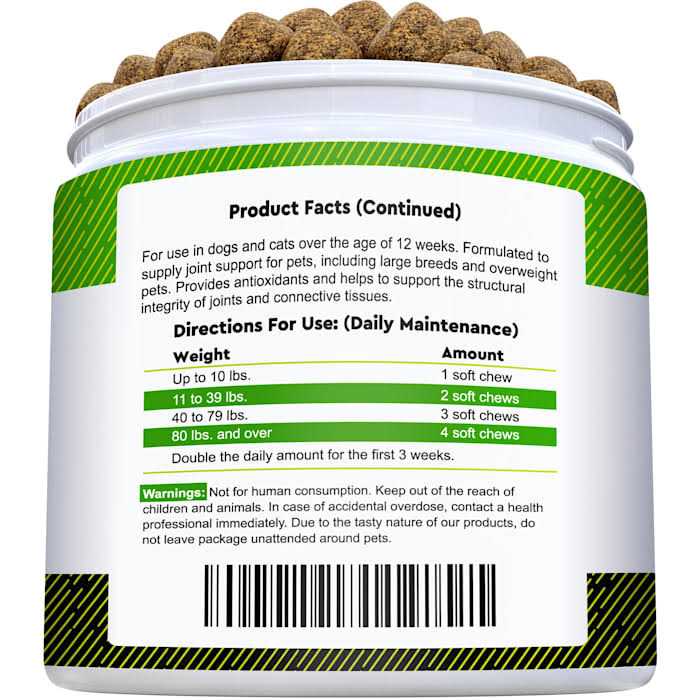 StrellaLab Glucosamine Chews, for Dogs and Cats - Nail Gallerys