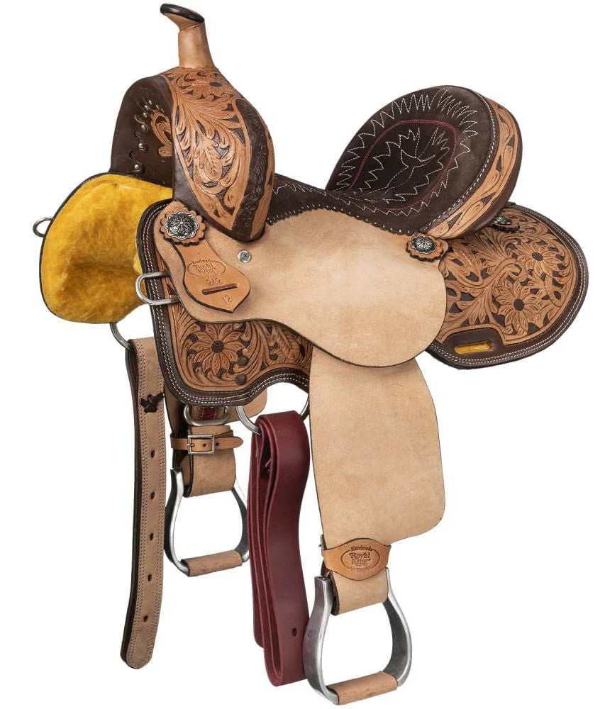 Royal King Light Oil Youth Hawley Barrel Saddle Package - Nail Gallerys