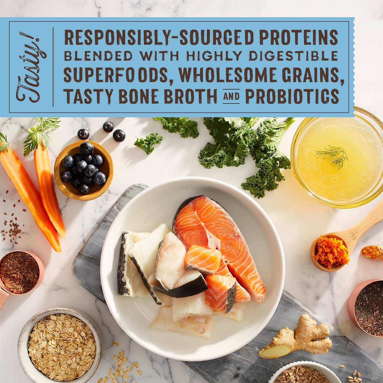 Stella & Chewy’s SuperBlends Raw Wholesome Grains Wild Caught Whitefish & Salmon Recipe with Superfoods - Nail Gallerys