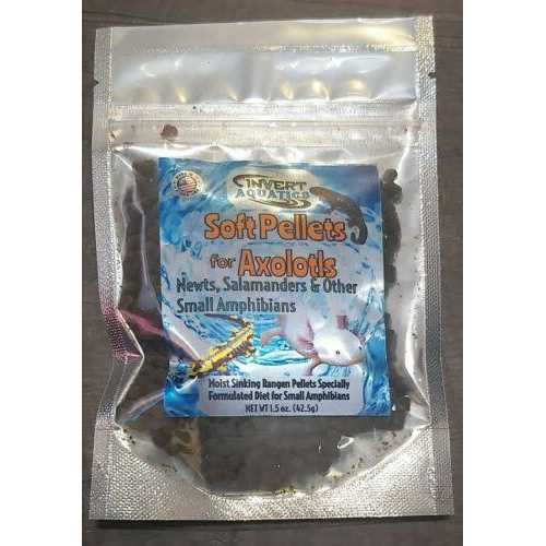 Invert Aquatics Soft Pellets for Axolotls Moist Sinking Diet for Axolotl - Nail Gallerys