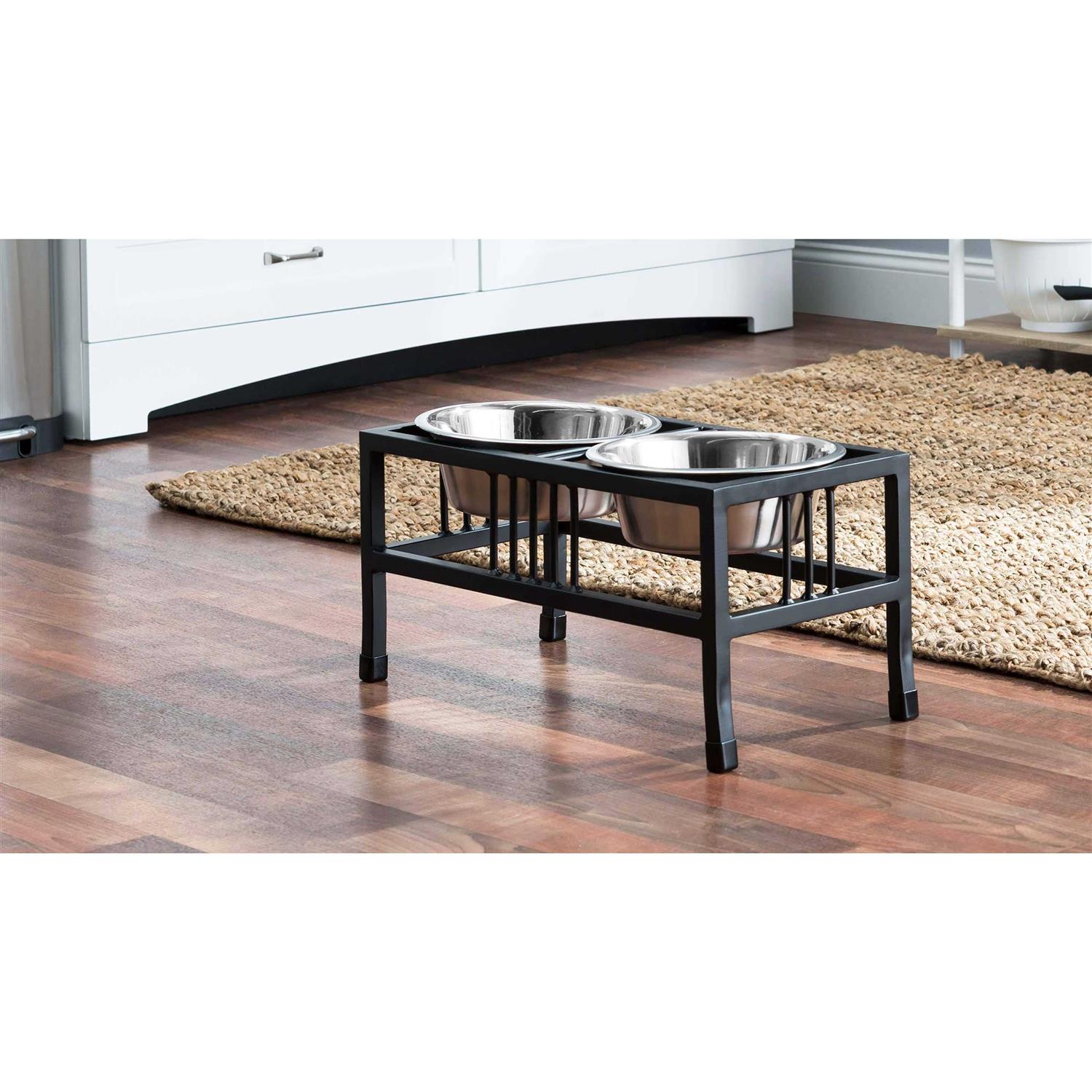 Baron Double Raised Dog Bowl - Nail Gallerys