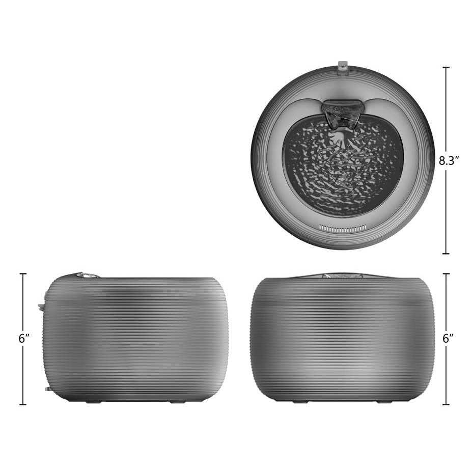 TUG Nugget Lite Pet Water Fountain 2.5 L Drinking Fountain for Cats and Dogs - Nail Gallerys