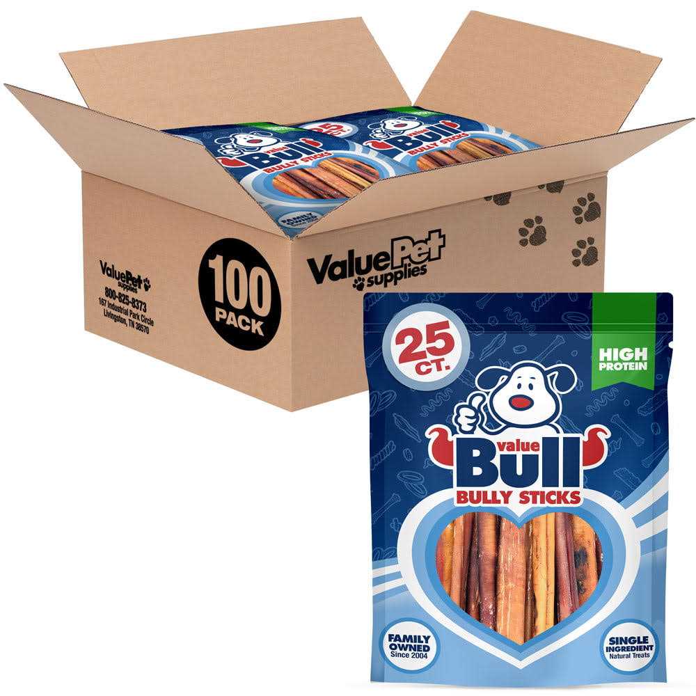 ValueBull Bully Sticks for Dogs 6 inch - Nail Gallerys