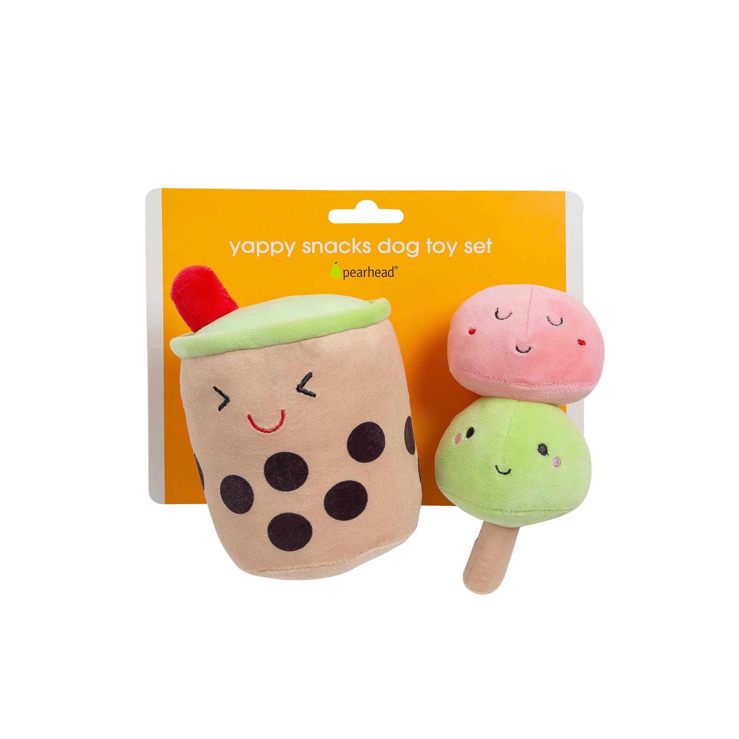 Pearhead Boba Bubble Tea & Mochi Dog Toys - Nail Gallerys