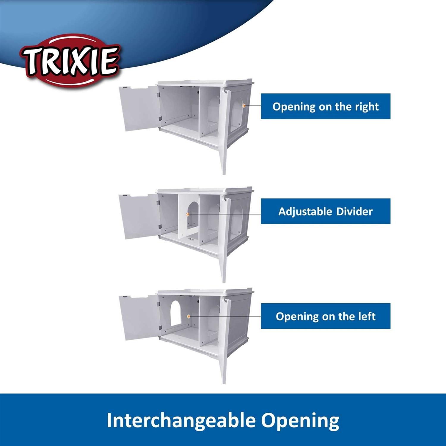 TRIXIE XL Wooden Cat House & Litter Box - Nail Gallerys