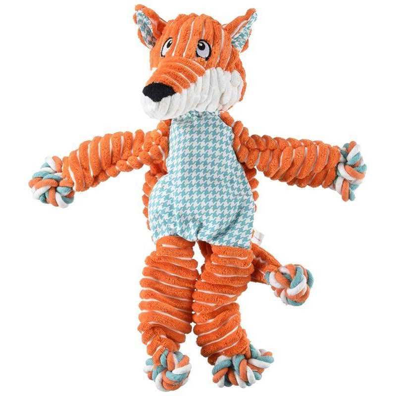 KONG Floppy Knots Fox Dog Toy - Nail Gallerys