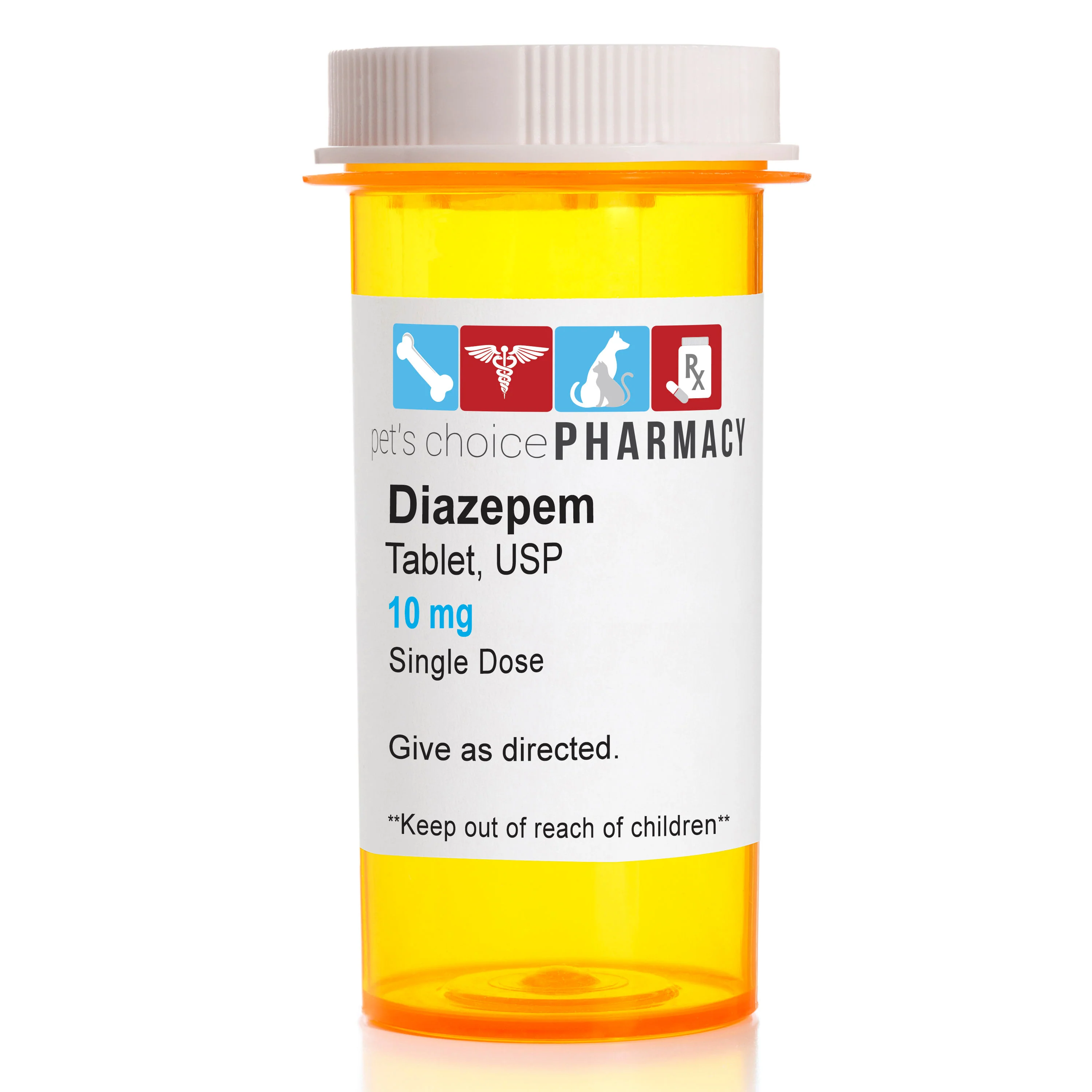 Rx Diazepam (Generic) Tablets for Dogs & Cats, 10mg - Nail Gallerys