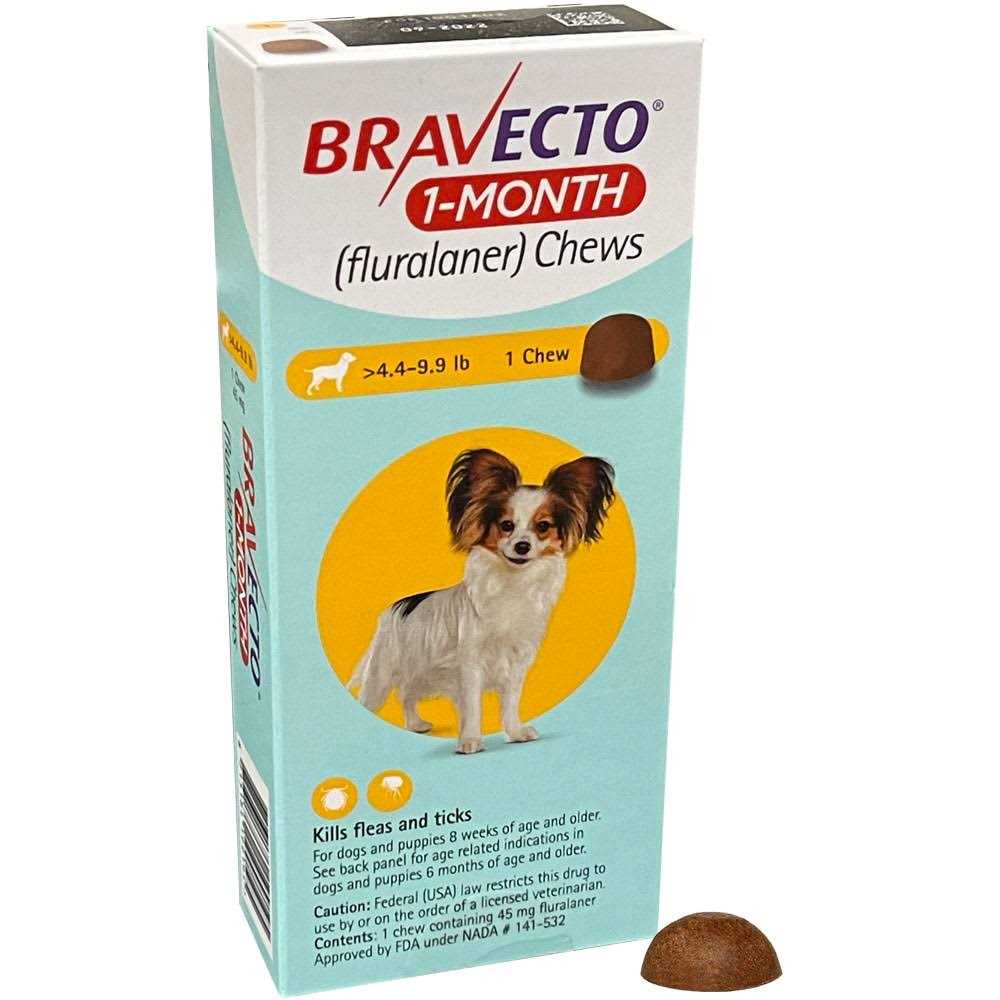 Bravecto Chews for Dogs 4.4-9.9 lbs - Nail Gallerys