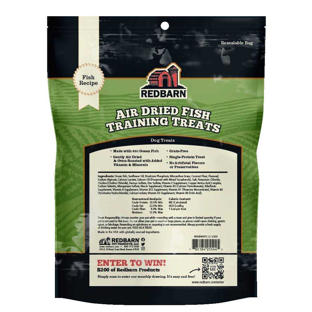 Redbarn Pet Products Whitefish Cuts Dog Treats 4.75 oz - Nail Gallerys