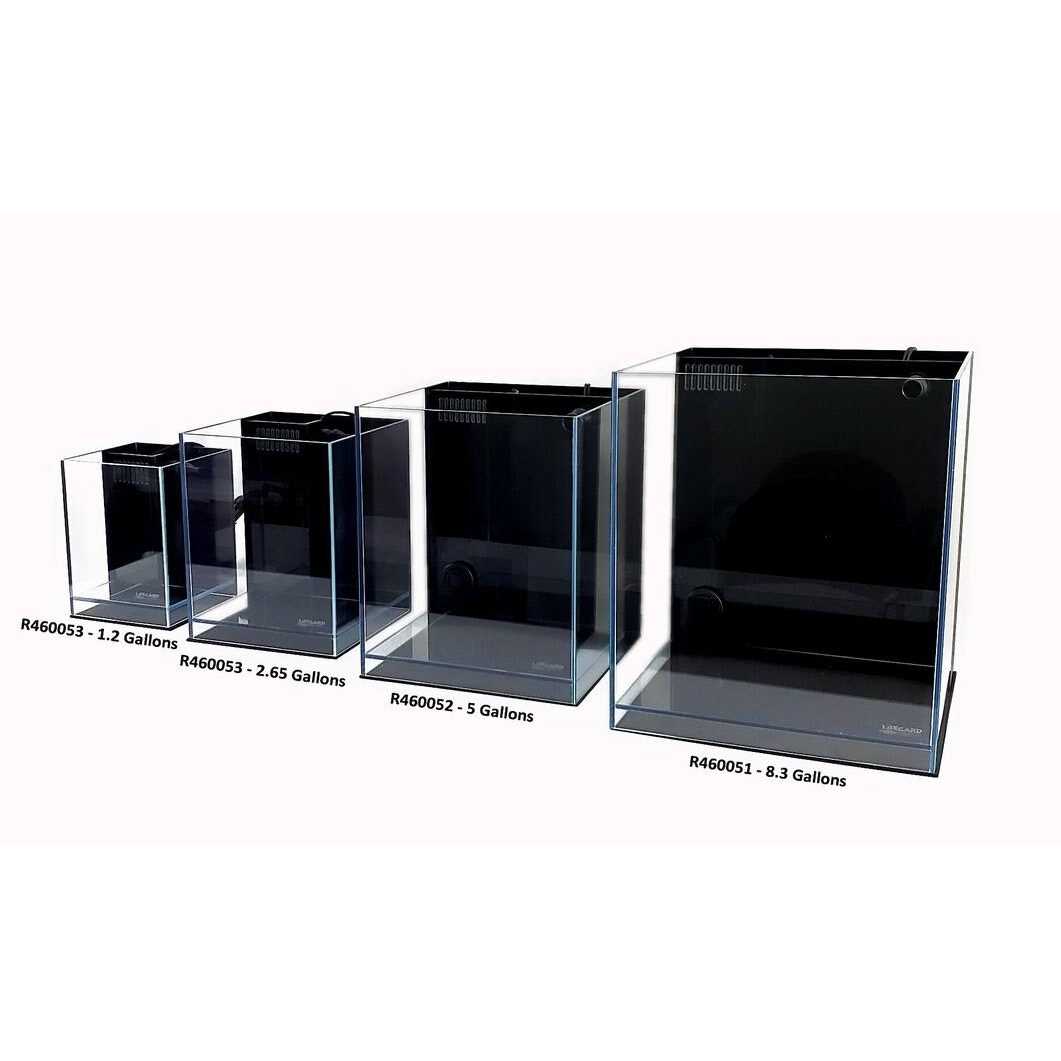 Lifegard Aquatics Ultra Low Iron Glass Aquarium with Filter - Nail Gallerys