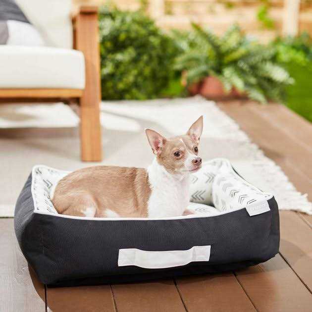 Frisco Indoor/Outdoor Bolster Cat & Dog Bed - Nail Gallerys