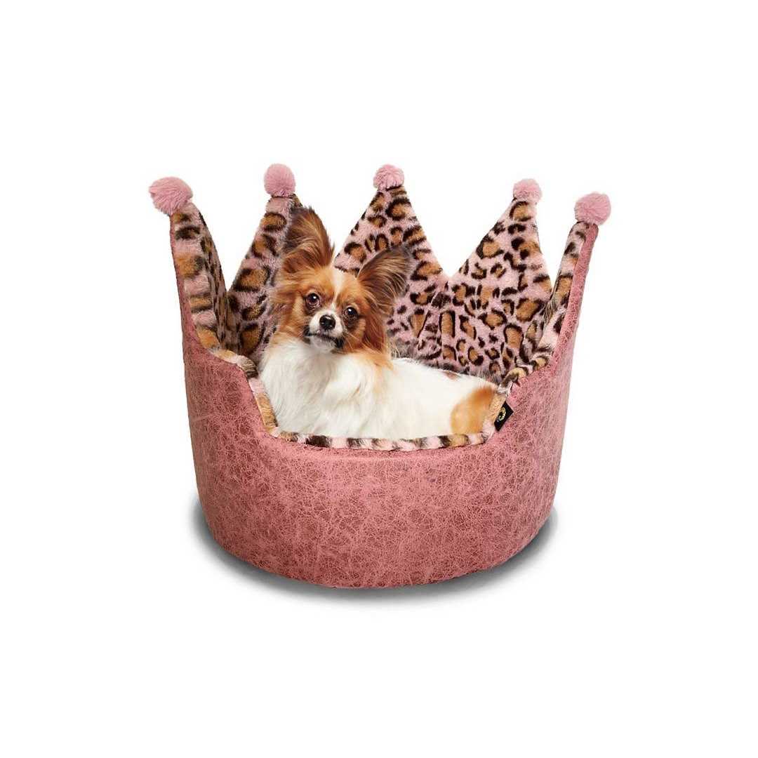Precious Tails Leopard Crown Bed - Nail Gallerys