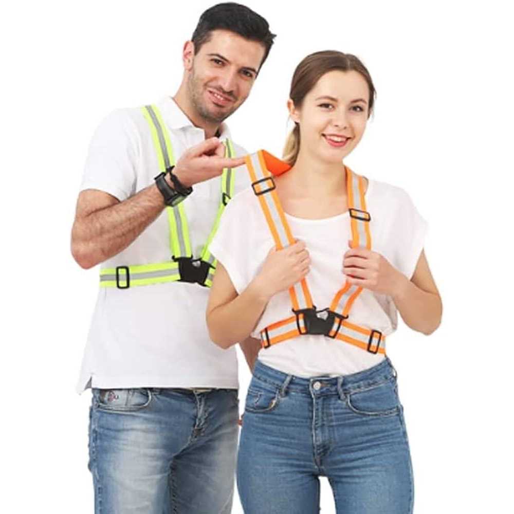 Comidox Reflective Vest with Hi Vis Bands Fully Adjustable & Multi-Purpose - Nail Gallerys