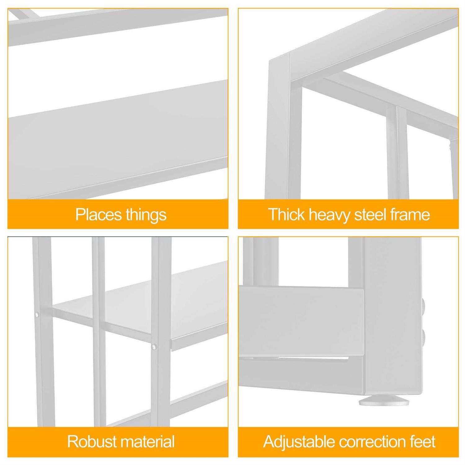 Akenow 55-75 Gallon Fish Tank Stand with Storage Shelf, 48.5 x14.9 x 29.2 Inch Aquarium Stand, Turtle Tank, Reptile Terrariums and Breeder Tank - Nail Gallerys