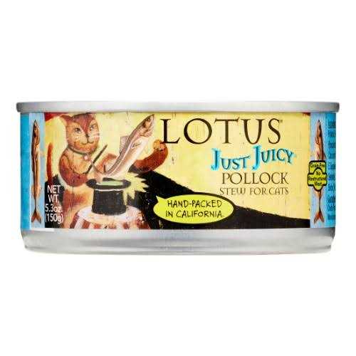 Lotus Just Juicy Salmon & Pollock Stew Cat Food - Nail Gallerys
