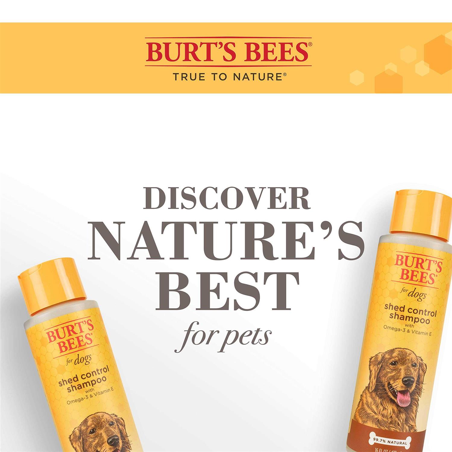 Burt’s Bees Shed Control Shampoo for Dogs with Omega-3 & Vitamin E - Nail Gallerys