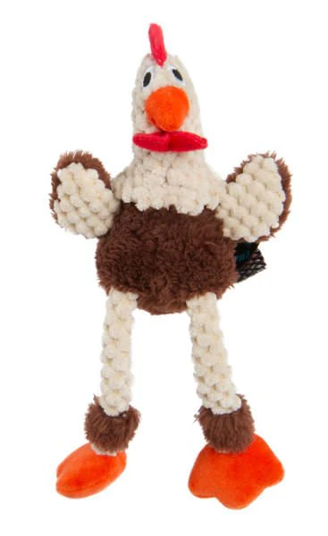 Brown Skinny Rooster Dog Toy - Nail Gallerys