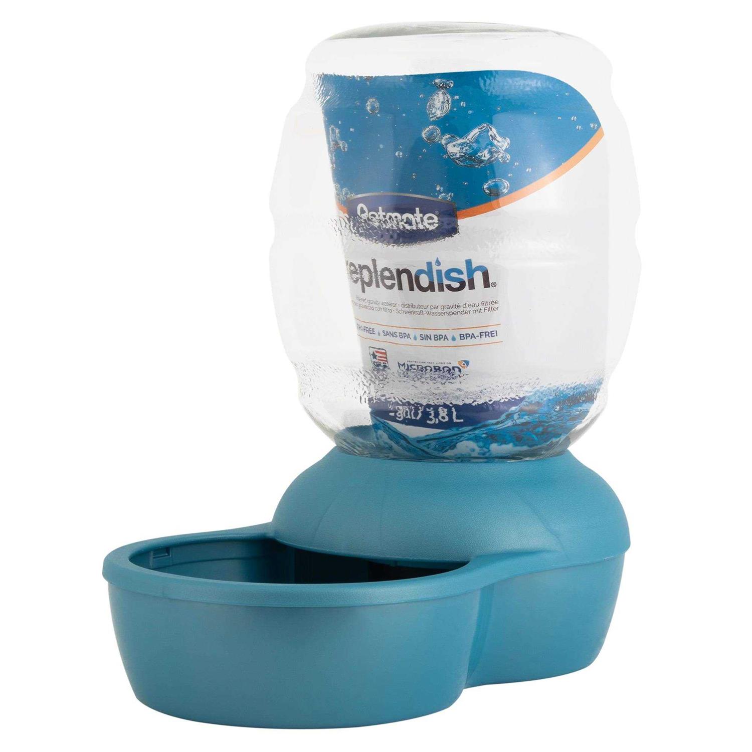 Petmate Replendish Automatic Gravity Waterer with Microban for Cats & Dogs - Nail Gallerys