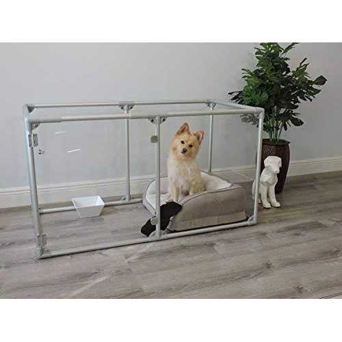 Clearly Loved Pets 27 Tall Lucidium Pet Pen - Nail Gallerys
